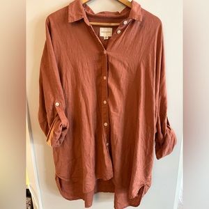 American Eagle Oversized Button up - Size Medium